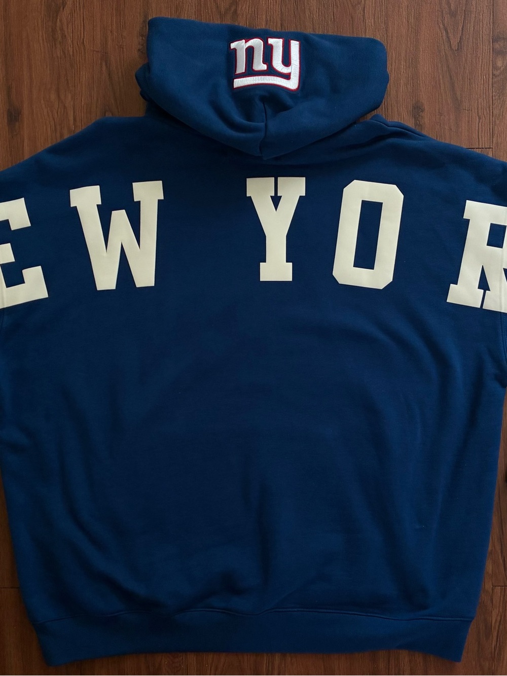 Pro Standard NY Giants Hoodie 2XL Navy Pullover NEW YORK Back Embroidered NFL